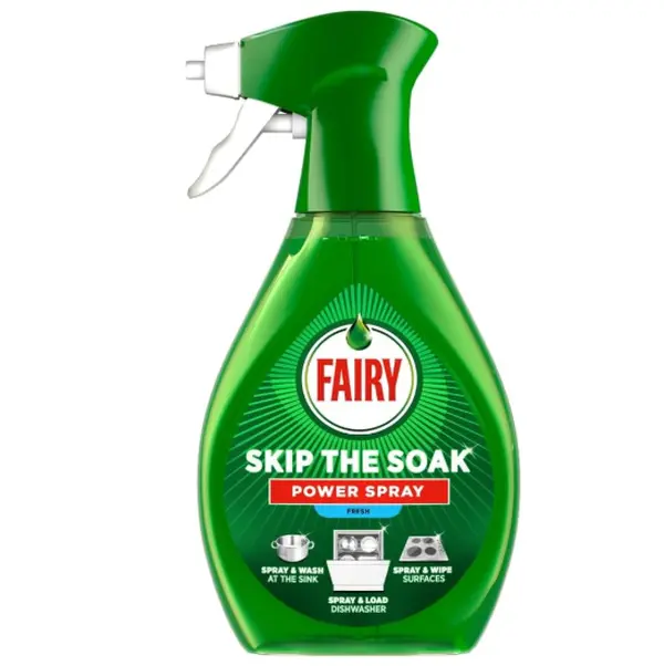 Fairy Skip The Soak Power Spray Fresh - Effective and Easy  Cleaner Cleaning Household