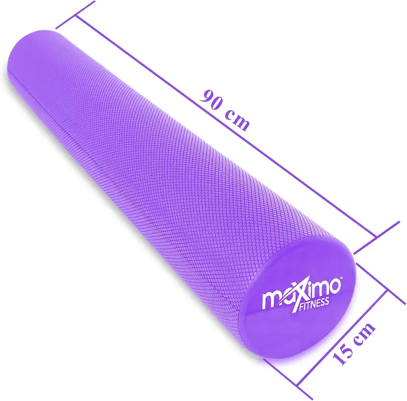 Maximo Fitness Fascia Roller for Spine and Back, Legs, Arms - 90cm Medium Hard Roller for Yoga, Pilates, Regeneration After Sports 2