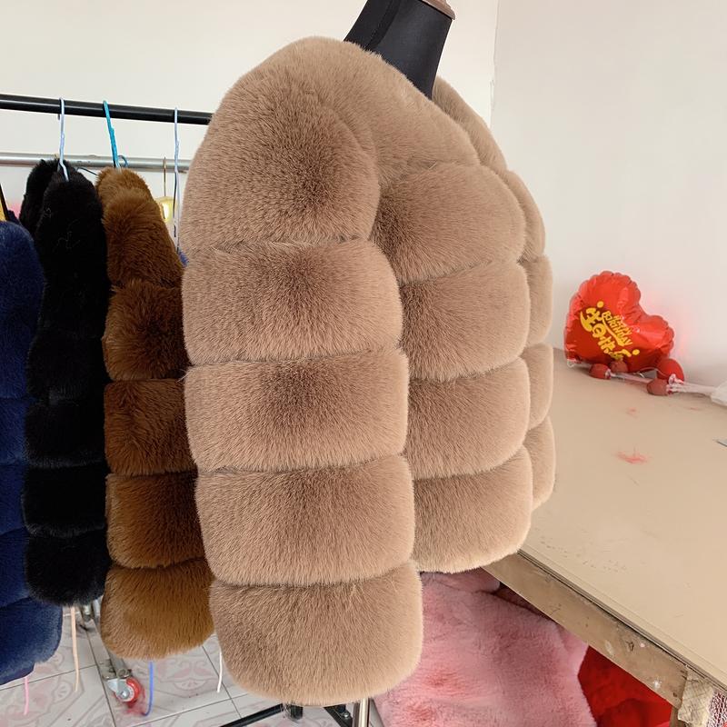 Product Introduction of [2024]Women faux Faux Fur Coat Autumn Winter High Quality Faux Fox Fur Coat fluffy coat fury elegant faux furr 7xl plus size women clothing1 11