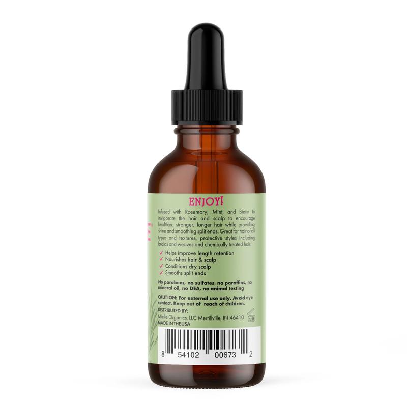 Mielle Rosemary Mint Scalp & Hair Strengthening Oil, hair oil, rosemary oil hair, viral hair oil, hair oil growth, rosemary oil hair, hair oil growth thicker hair, hair oil treatments, hair care products, viral hair care Haircare Hydrate Smooth 2