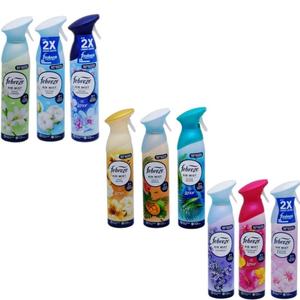 Febreze Air Mist Air Freshener 185ml Room Spray (All Scents Available - Choose Your Scent) ~ Up to 2 X Longer Lasting, 2-in-1 Fights Odours & Freshens Household Fragrance Scented Aroma Pack (1 Single Bottle) Super Saver Deal