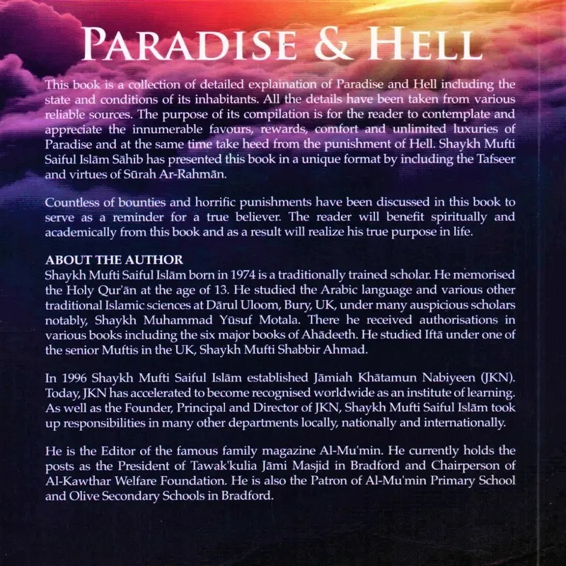 Paradise & Hell by Shaykh Mufti Saiful Islam 3