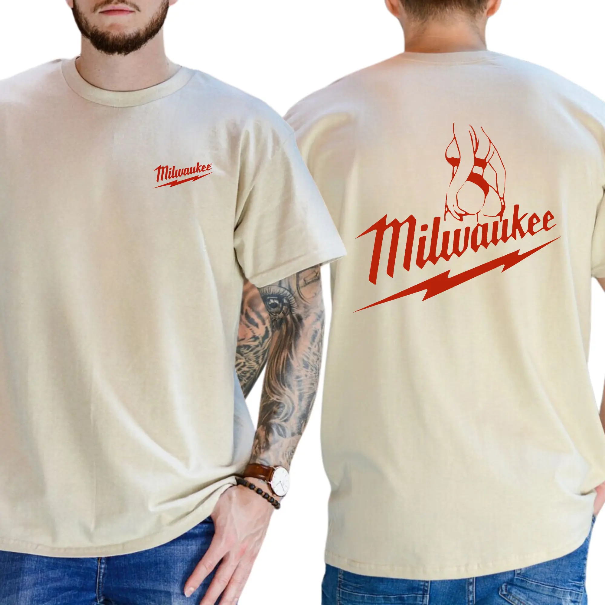 Funny Milwaukee Shirt - Milwaukee Tools T-Shirt, Cotton Top Menswear, Short Sleeve Unisex Shirt