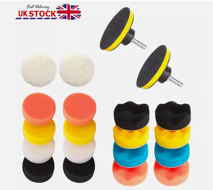 3PCS Drill Attachment Cleaning Brush Set Power Scrub Home Car Tire Bathroom Tile
