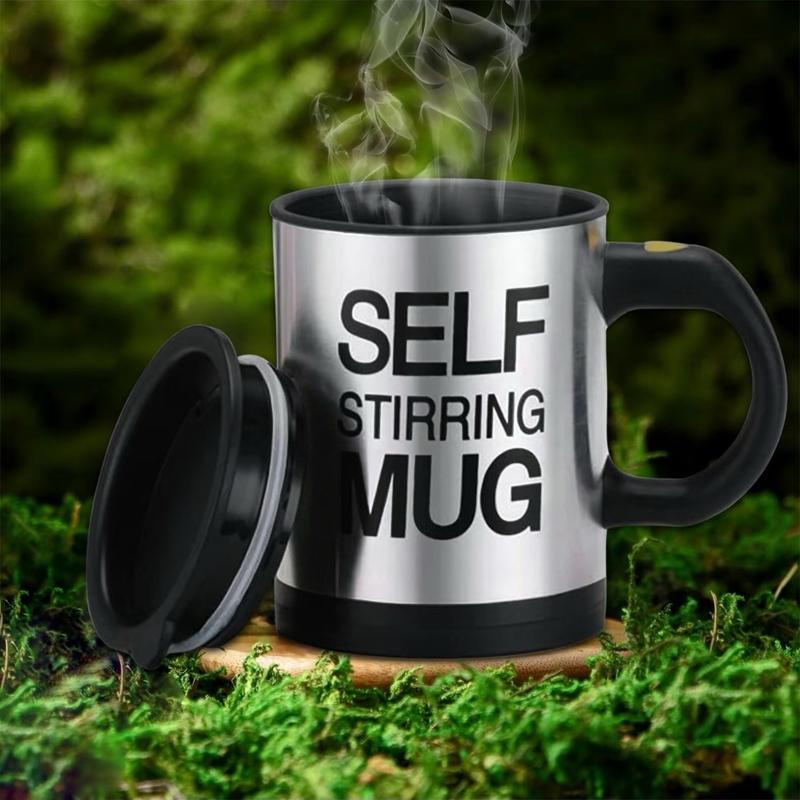 Self-Stirring Mug - Perfect for Coffee and Tea Lovers led kettle gas 4