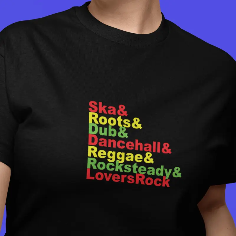 Classic Reggae Ska Dancehall Dub T-shirt Music DJ Producers Ravers Festival 3