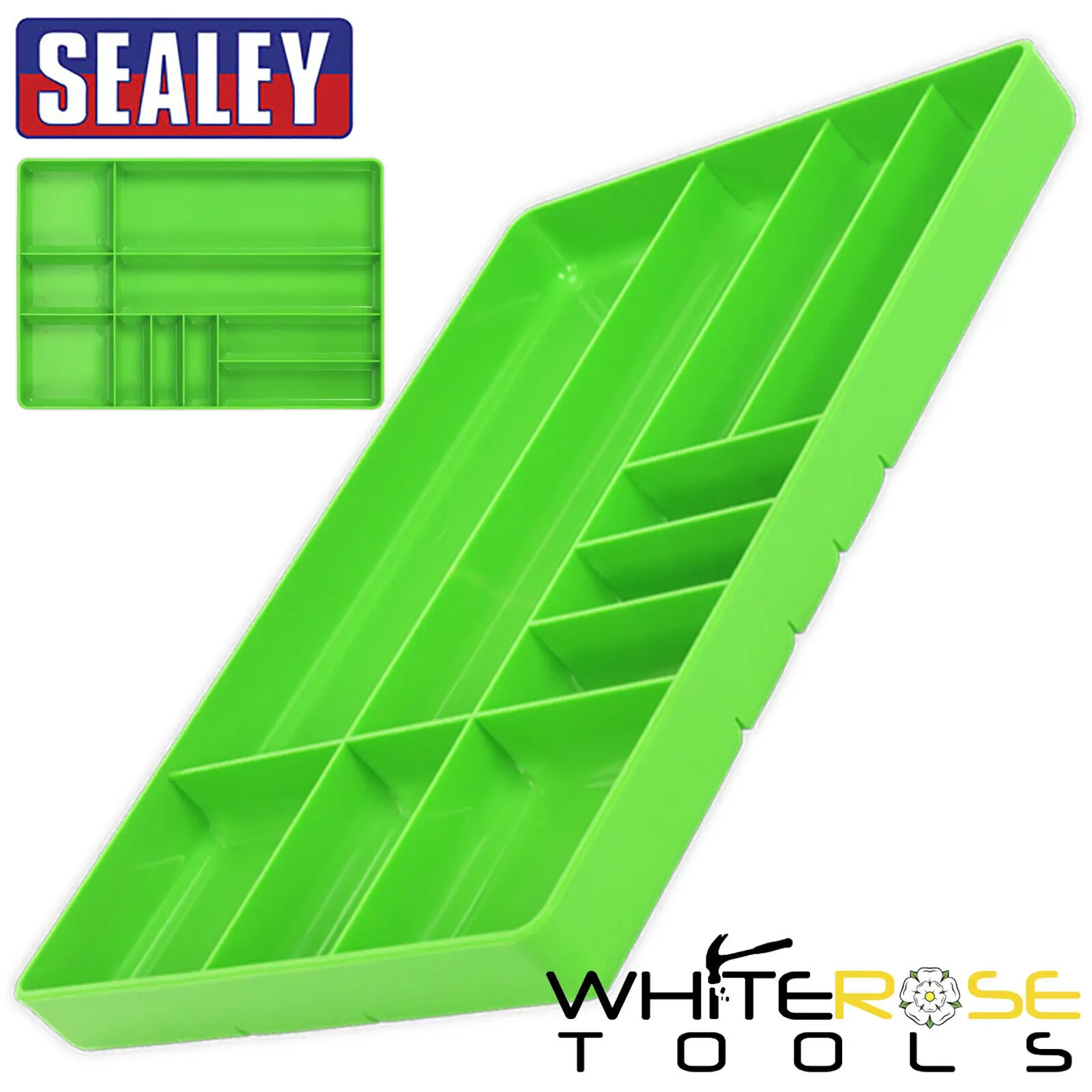 Sealey Tool and Parts Organiser Tray Premier Hi-Vis 405 x 280 x 40mm Boxes Hand