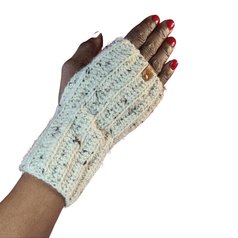 Fingerless Gloves for Men & Women - Cozy Tweed, Warm and Soft 2