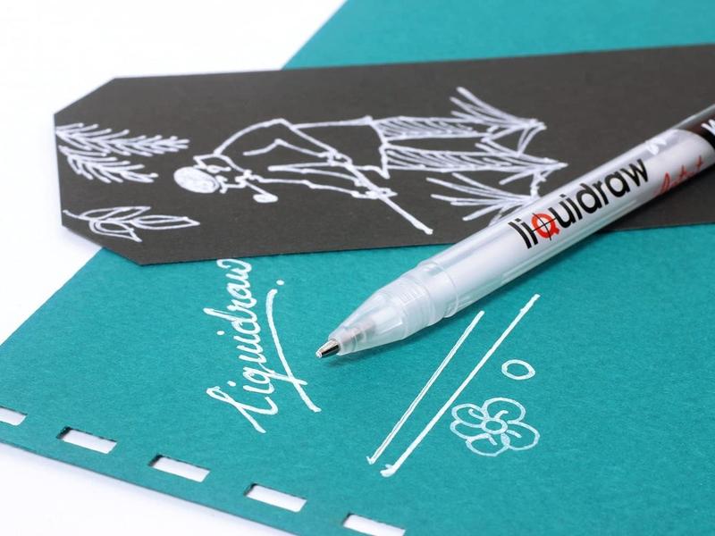 White Gel Pens For Art, Black Paper 0.8mm Fine Point Gel Pen For Artists, Highlights, Drawing, Writing & Sketching Designs 3