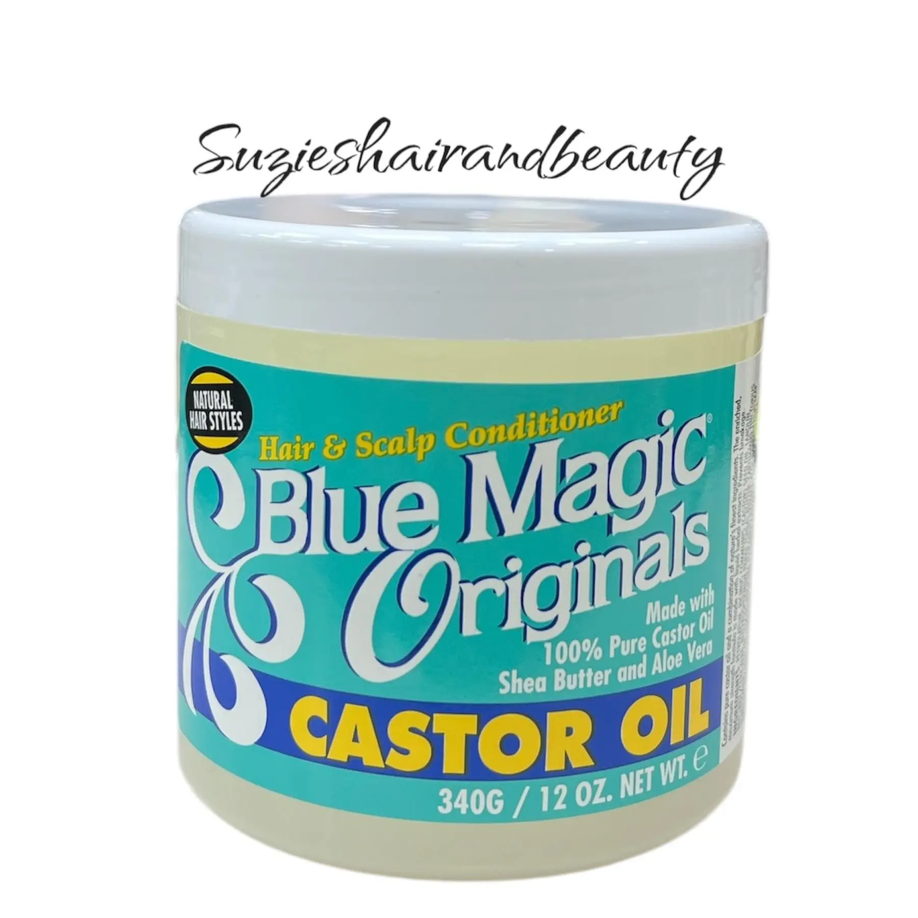 Blue Magic Castor Oil Hair & Scalp Conditioner - All Natural Ingredients 340g - Shampoo, Haircare