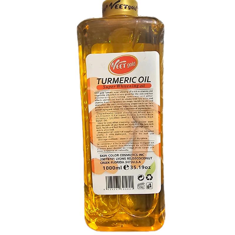 Veet gold face and body turmeric super whitening oil for body repair Body Care Moisturizing 4