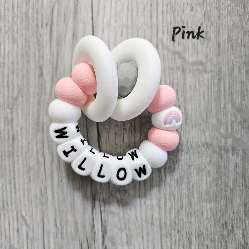 Personalised Teething Ring for Babies - Perfect Baby Gift 4