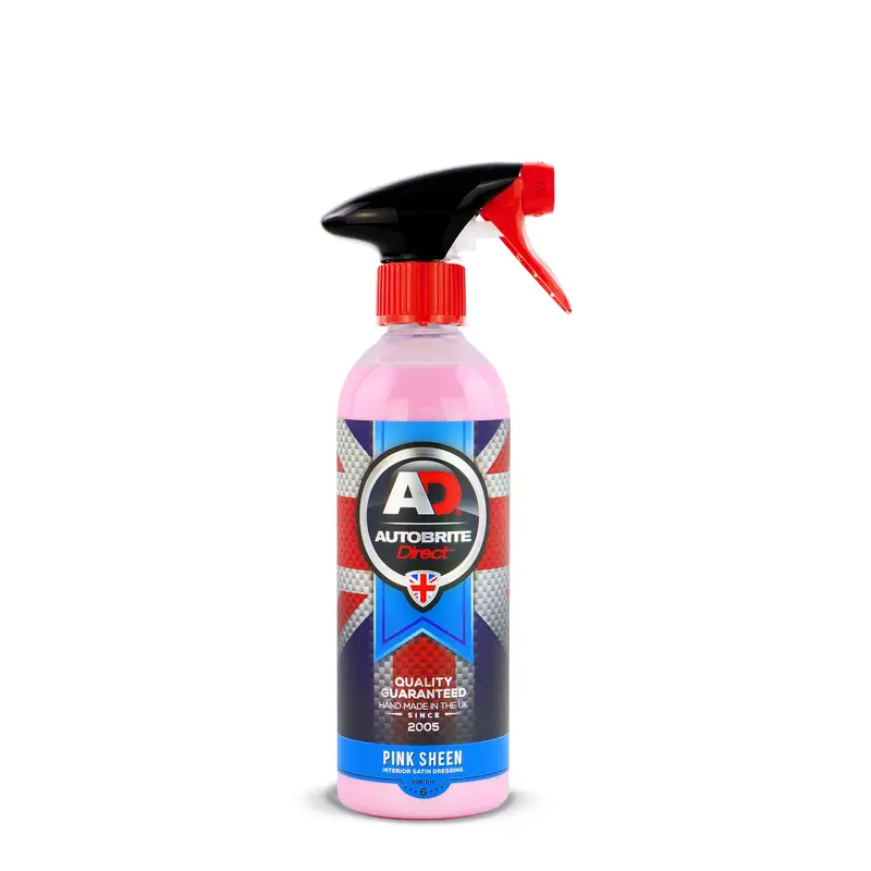 Pink Sheen Interior Dressing - Satin finish plastic and rubber dressing, perfect for all interior plastics. 0