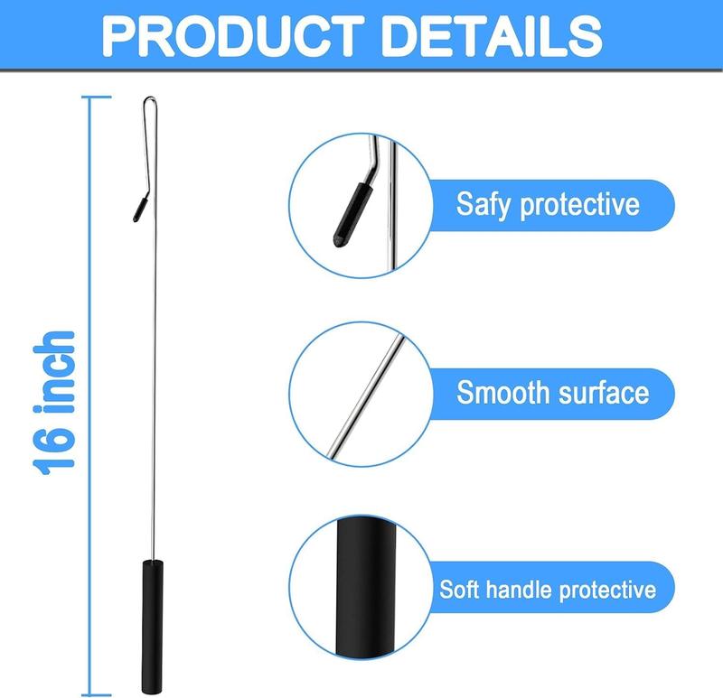2 Pack 16 inch Puppet Handles Arm Control Rod Metal Puppet Stick Accessory for Small and Large Puppets 2