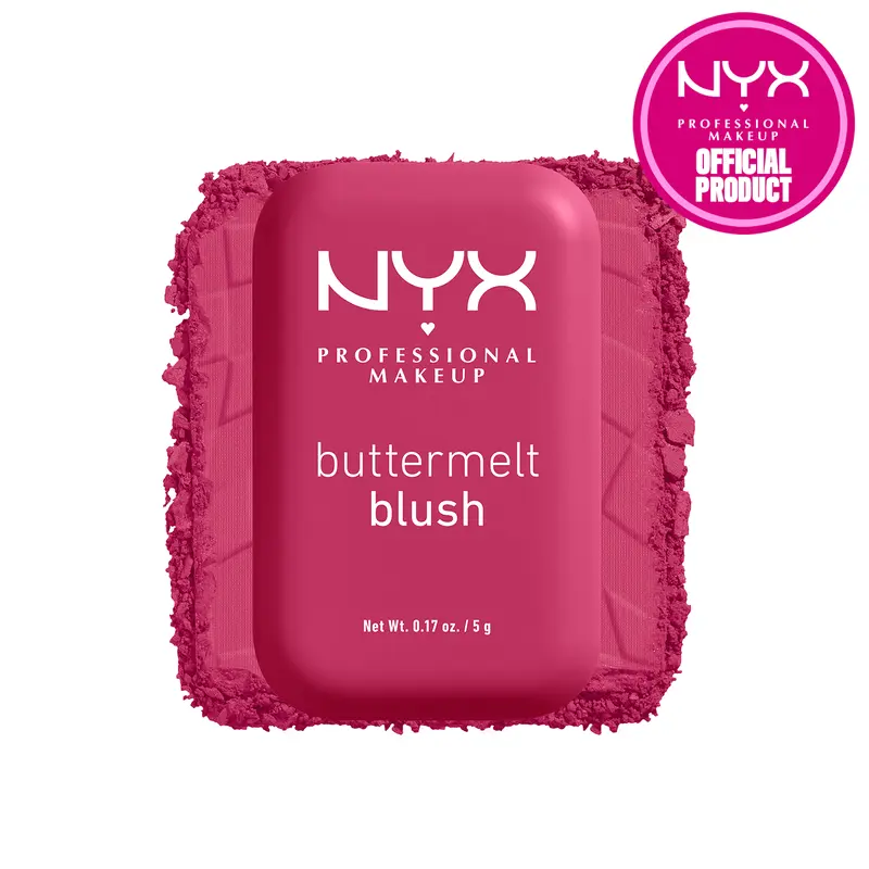 NYX Professional Makeup Buttermelt Blush, Powder Blush Up to 12H Wear, Fade & Transfer Resistant, Select Your Shade 4