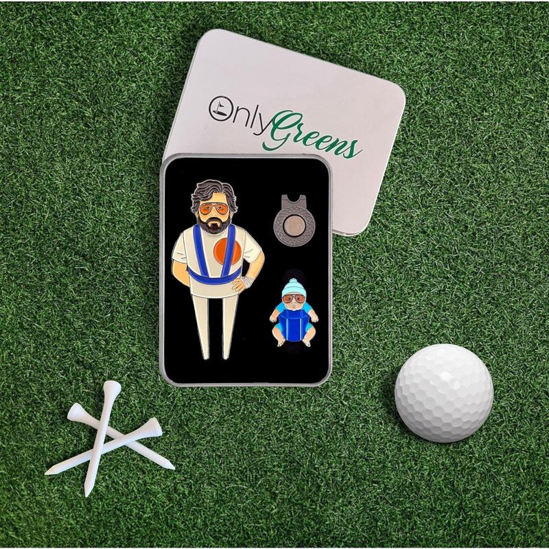 Divot/Pitch Repair Tool and Ball Marker Set - Alan & Baby Carlos 7
