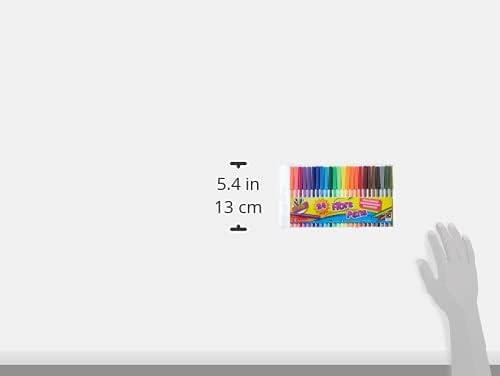 Colour Book and Colour Pens Set Fine Tip Fibre Pen set (30 Colours) Art & Craft for Kids and Adults 6