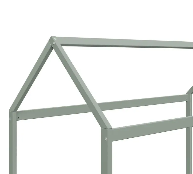 Taylor Kids Wooden Bed Single House, Pastel Green 5