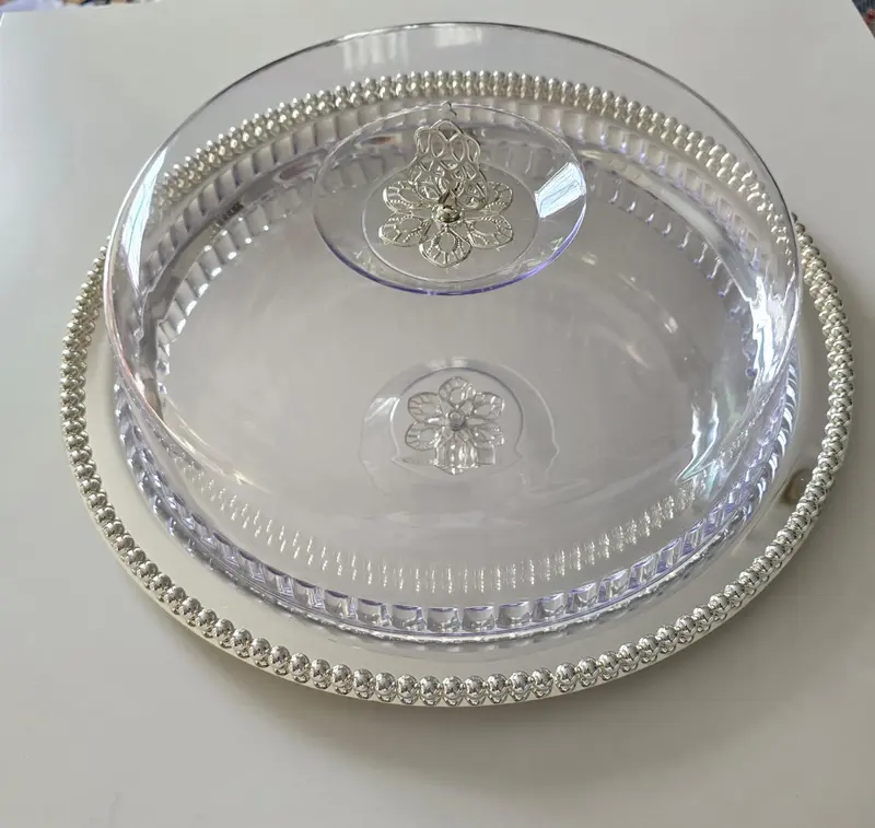 Cake and Snack Tray Set in Gold and Silver - Kings Kitchenware 0