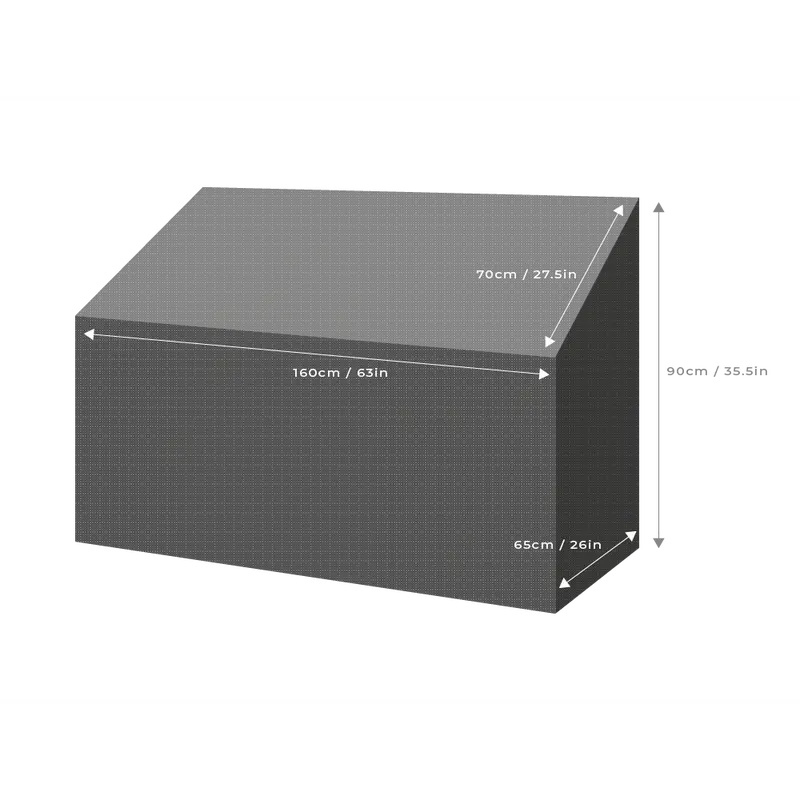 All Sizes Oxford Bench Cover  Fits 4ft 5ft and 6ft Garden Bench 3