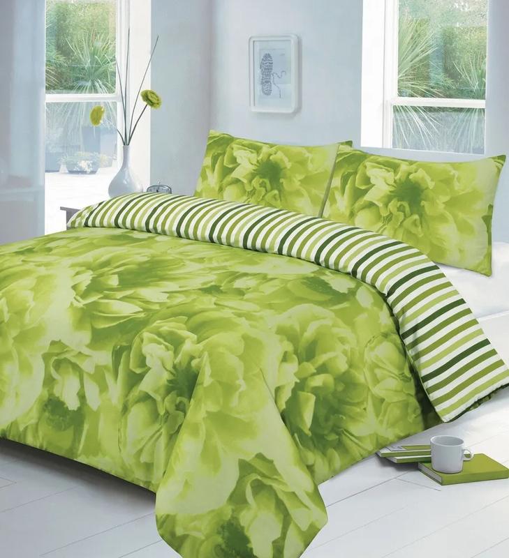 NewLuxury Reversible Multi Duvet Quilt Cover Bedding Set Single Double King Size 6