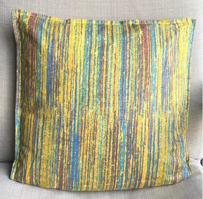 100% Cotton cushion cover Multicolour Stripe Design