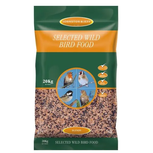 Johnston & Jeff Wild Bird Food, 20 kg (Pack of 1)