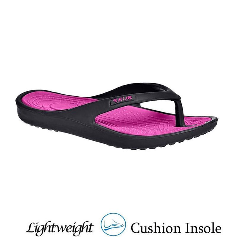 New Ladies Womens Flip Flops Cushion Sole Beach Summer Toe Post eva Sandals Surf Girls Sliders Pool Holiday Shoes Comfort Flipflop Water Proof Flat Walking Shoes 1