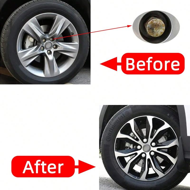 20Pcs Car Wheel Nut Caps Anti-Rust Auto Hub Screw Protection Covers Car Tire Screw Caps Nut Bolt Covers Auto Exterior 17mm/19mm/21mm 3