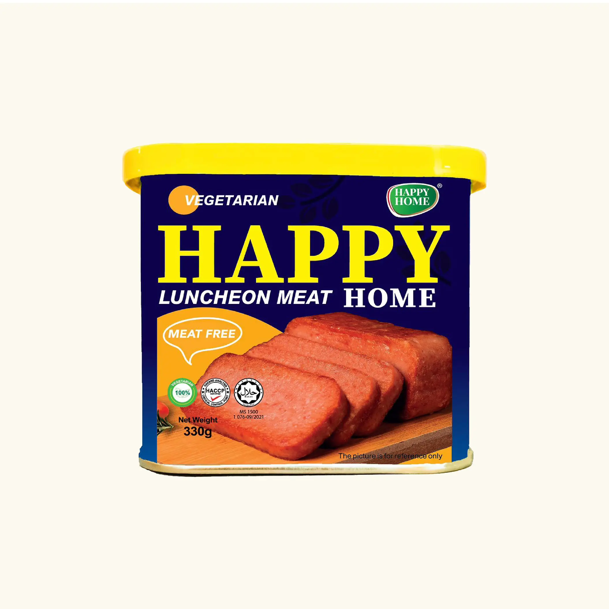 Happy Home - Original Vegetarian Luncheon Meat ( Ready to eat) - Canned package foods