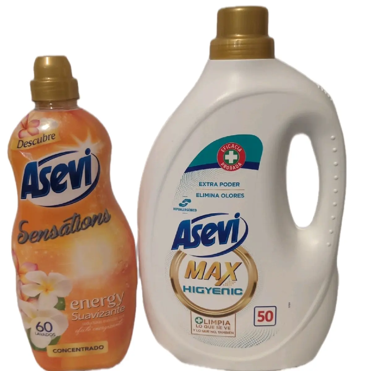 asevi max hygiene and asevi energy bundle Fragrance Household Detergent