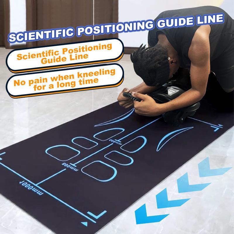 Abdominal wheel special pad Abdominal muscle wheel mat Yoga men's fitness kneel mat training exercise to build abdominal thickening roll abdominal wheel 0
