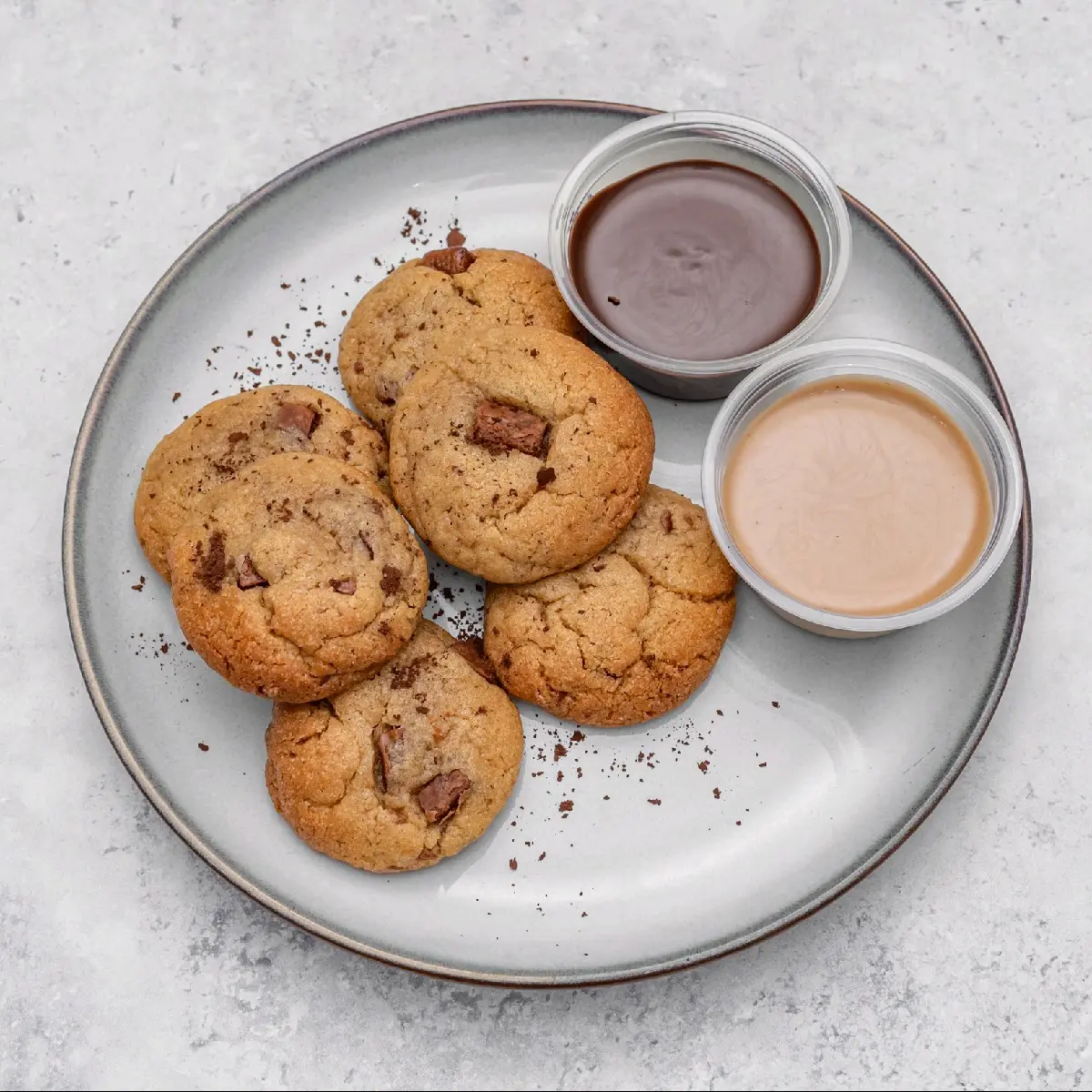 Mini Cookies with Dips - Delicious Snack and Biscuit Set cookie box