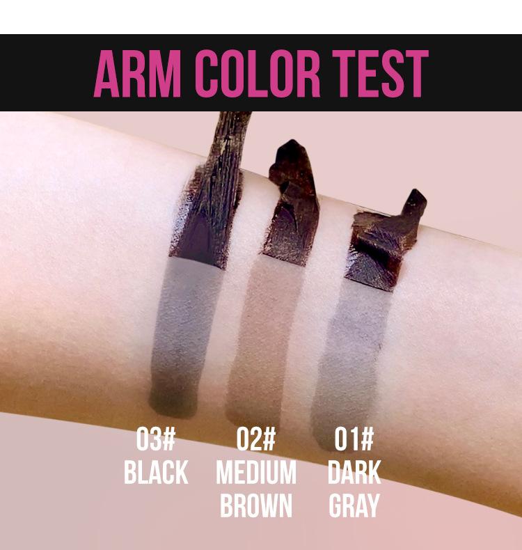 Product Introduction of Peel Off Eyebrow Gel Long Lasting Waterproof Anti-sweat High Quality Easy Peel-off Non Smudged Three Color Eyebrow Cosmetics New 11