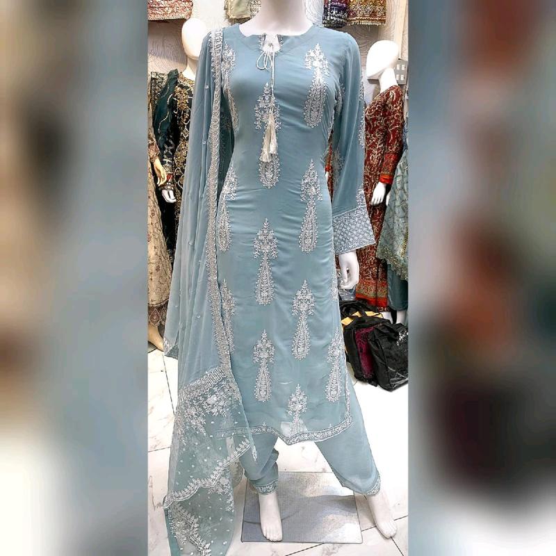 ESHAL COLLECTION CHIFFON 3 PIECE SUIT VOL 1 0
