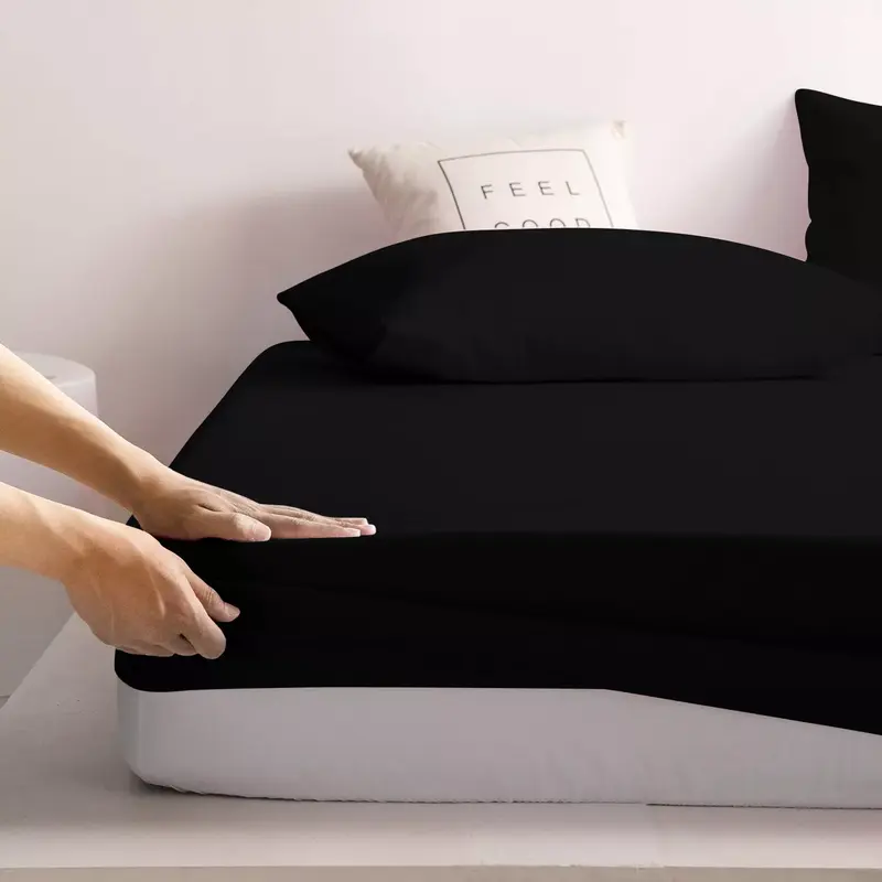 Ultra Soft Extra Deep Fitted Bed Sheet – 16"/40cm and 10"/25cm Deep Pockets, Easy Iron, All Season Microfiber Fitted Deep Sheet – Available in Single to Super King Sizes UK Bedding 3