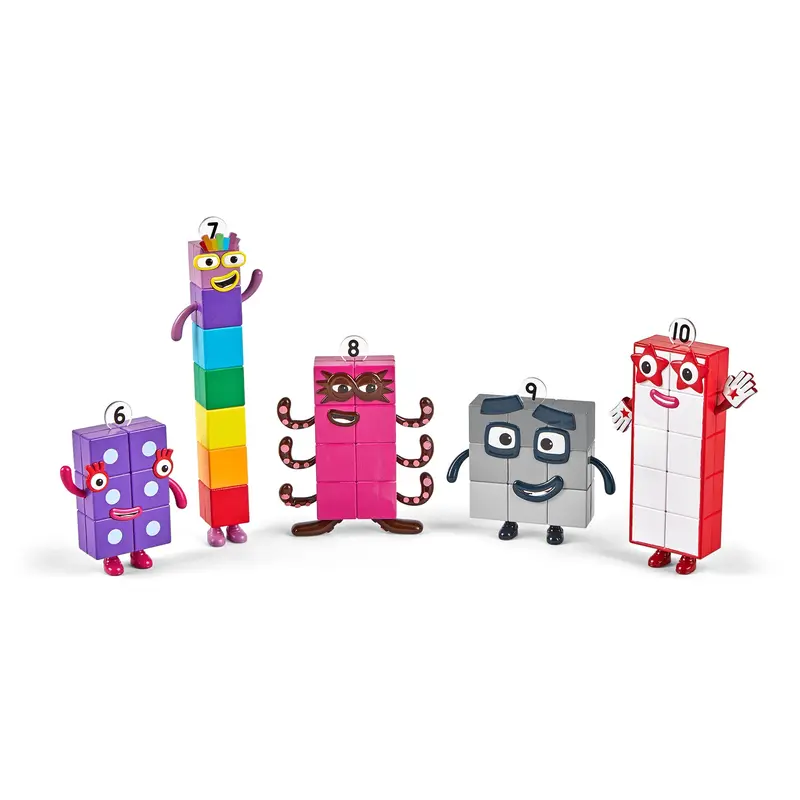 Learning Resources Numberblocks Friends Six to Ten, Play Figures, Official Collectible Figures for Kids Aged 3 and Up 2