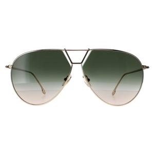 Victoria Beckham Sunglasses VB208S 700 Gold Khaki Grey Gradient for Female - Womenswear - Womens Sunglasses - Shades