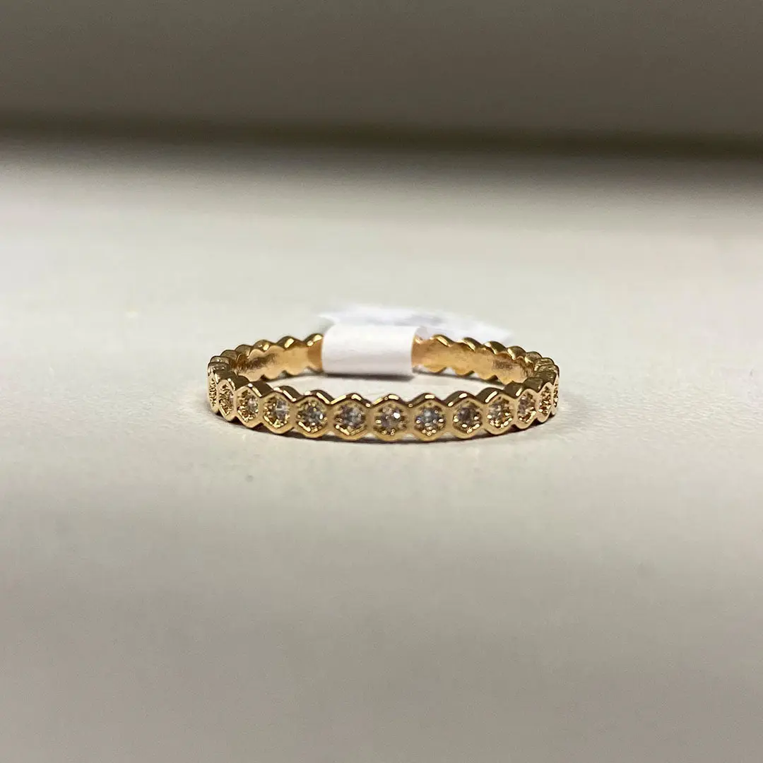 POM Rose Gold Plated Wrap Ring