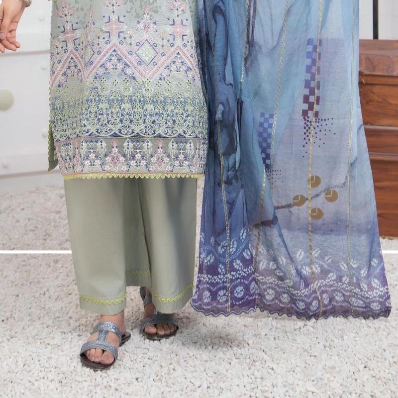 ML7 D4 Pakistani Ladies Readymade Shalwar Kameez Suit with Printed Dupatta 4