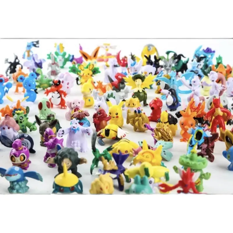48pcs Pokemon Pikachu Mini Figures Charizard Charmander Squirtle Venusaur PVC Collection Figurine Kids Juguetes Toys Multicoloured Educational Gift Set Boys Girls Multicoloured Educational Gift Set 1