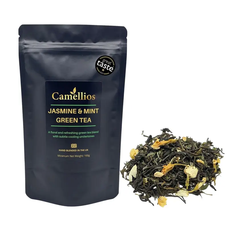 Exotic Tea Selection, 3 Loose Leaf Teas, Camellios (3 Flavours, 100g Each) 3