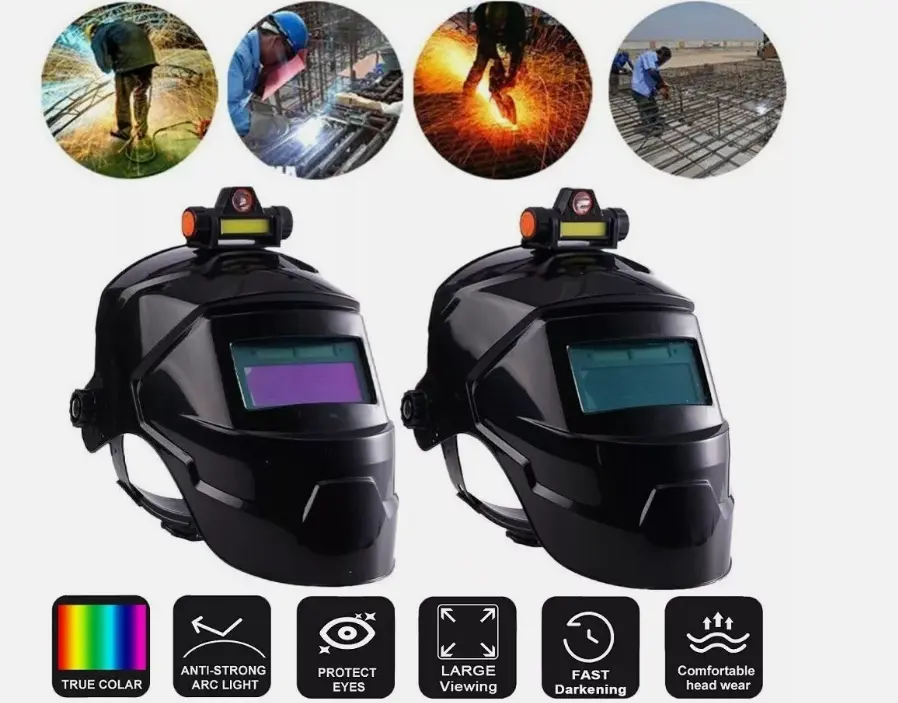 Auto Darkening Welding Mask Helmet Solar Powered Welders ARC TIG MIG Grinding UK