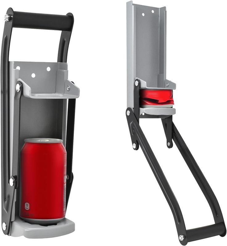 16oz Can Crusher, Recycling Tool Bottle Opener Heavy Duty Large Metal Wall Mounted Soda Beer Smashe opener Kitchenware can crusher 3
