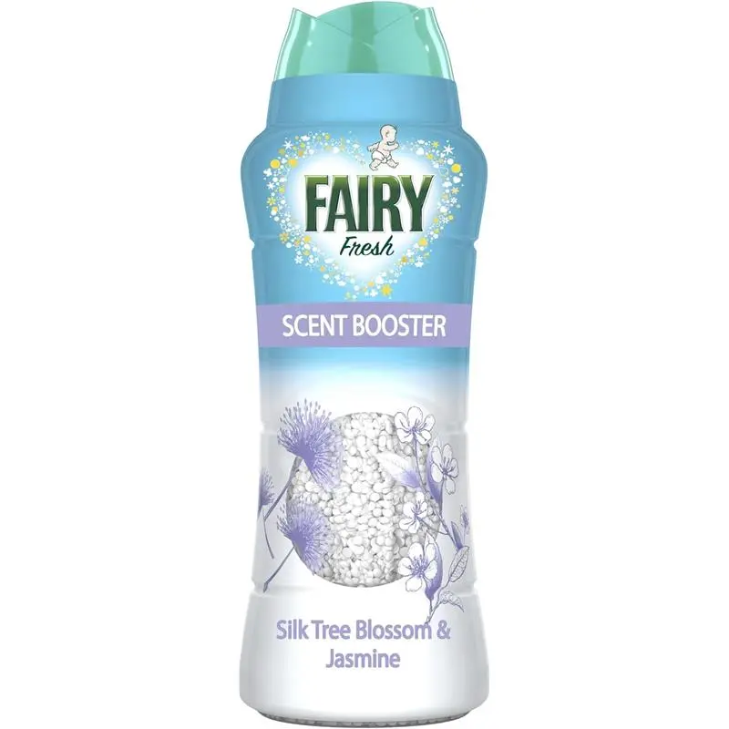 In-Wash Scent Booster Laundry Beads, For Mild Freshness That Lasts, Suitable for Sensitive Skin, Silk Tree Blossom & Jasmine (570g)