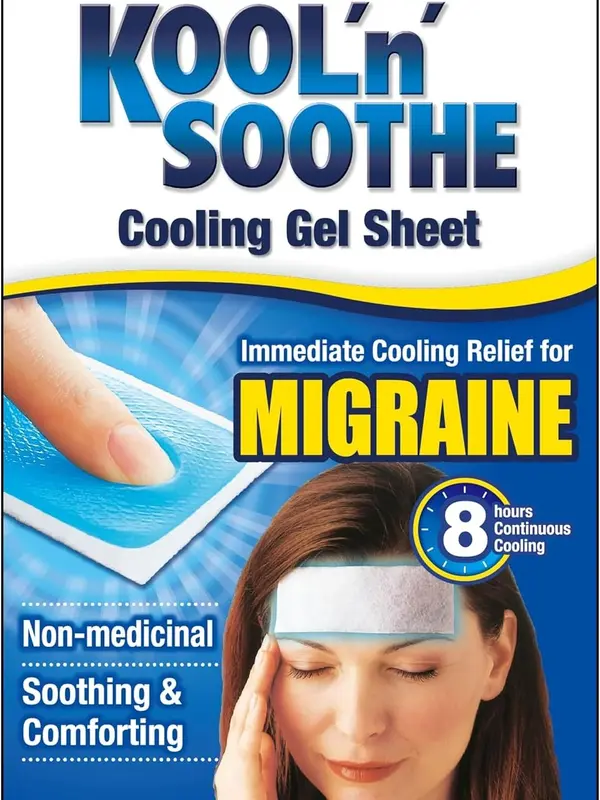 Kool n Soothe Migraine Cooling Strips - 4 Strips 0
