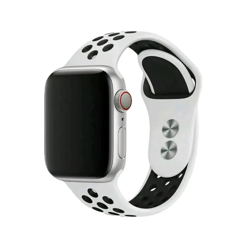 Apple Watch Series 9 8 7 6 5 4 3 2 1 SE Silicone Sport Strap for 38/40/42/44/45mm - Phone & Electronics Accessories - Wearable watchstrap Wristwatch 3