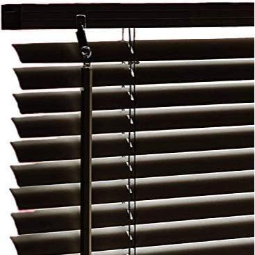 Funky Gadgets PVC Venetian Blind Blinds Easy Fit Curtains Trimmable Fittings Windows Treatment Shutters Twist Open Close PVC headrail 4