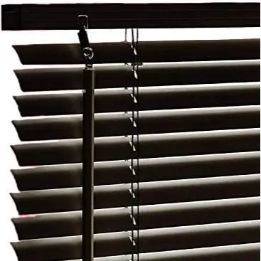 Funky Gadgets PVC Venetian Blind Blinds Easy Fit Curtains Trimmable Fittings Windows Treatment Shutters Twist Open Close PVC headrail 4
