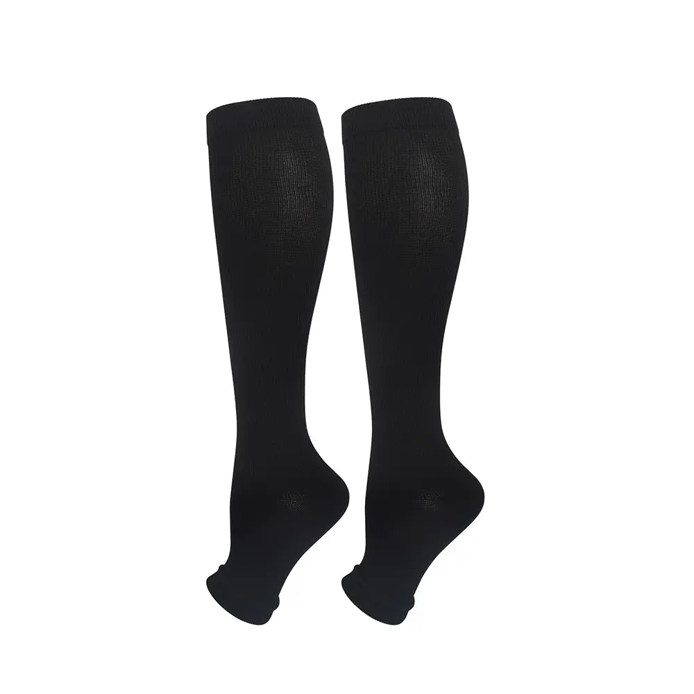 Open Toe Medical Compression Socks for Women Men Size